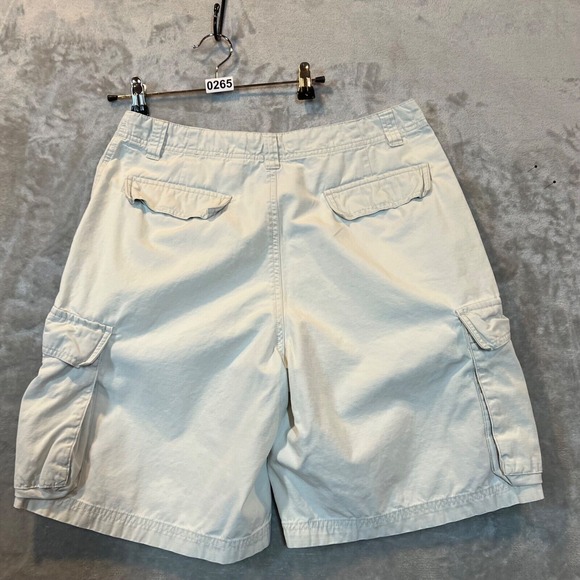 J Crew Cargo Shorts Mens size 31 Beige Preppy Skater‎ Y2K - Picture 3 of 10